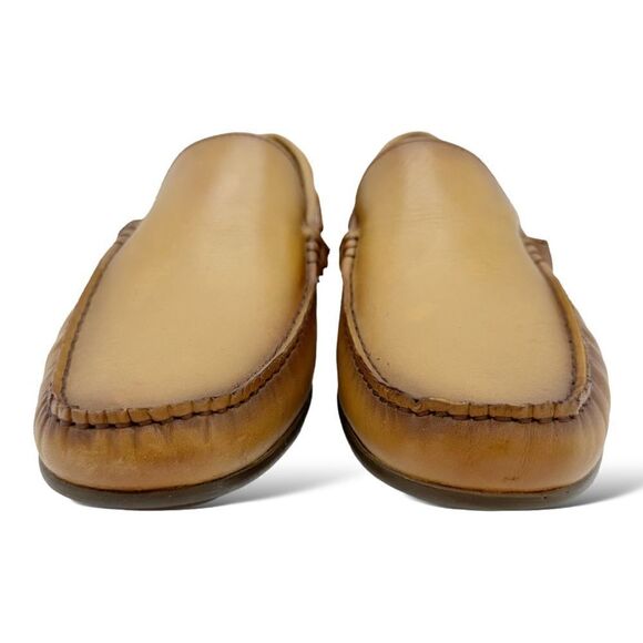 MJNY Marc Joseph Tan Plain Slip-On Driving Moccasin Sz 10 - Picture 3 of 14